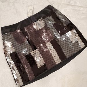 Sequin mini skirt